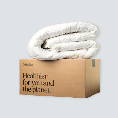 Organic Luxury New Zealand Regenerative Wool Duvet Sustainable Bedding Bundle with Organic Cotton Sheets - Antipodean Home